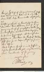 Nachlass Franz Steindachner, Brief von Madz? an Franz Steindachner (27.04.1881), Inv.Nr. 322.01, Seite 3